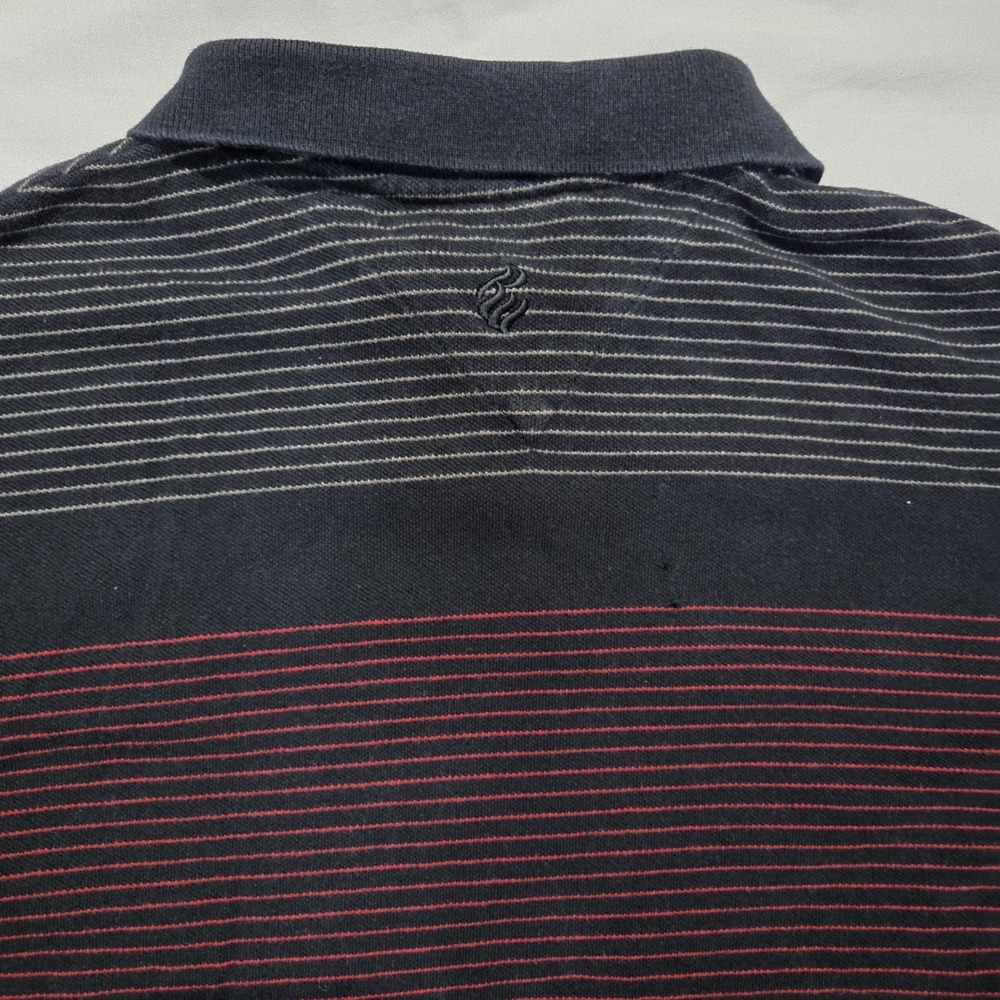 VTG ROCAWEAR Short Sleeve Striped Collared Polo Shirt Mens Sz L 100% Cotton Y2K - Picture 10 of 14